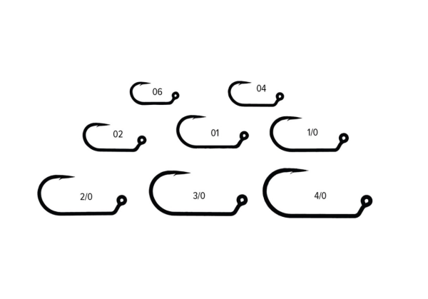 Umpqua XS506 BN Jig Hooks Sizes